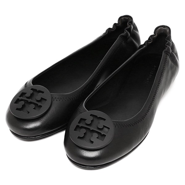 トリーバーチ バレエシューズ フラットシューズ ミニー 折りたたみ可 ブラック レディース TORY BURCH 49350 006【返品OK】｜au  PAY マーケット