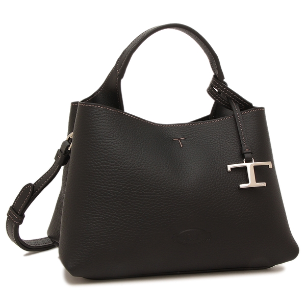 トッズ ショルダーバッグ ハンドバッグ Tタイムレス マイクロ 2WAY ブラック レディース TOD'S XBWAPAEL000 QRI B999