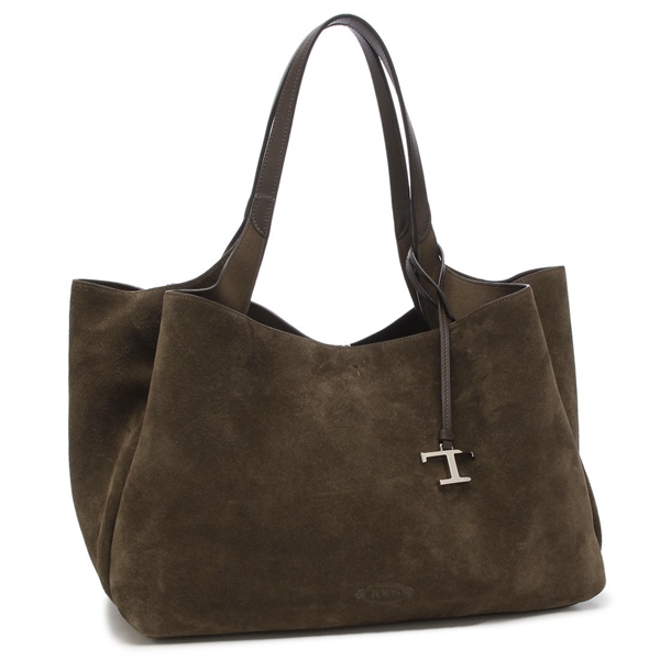 トッズ トートバッグ Tタイムレス ミディアム ブラウン レディース TOD'S XBWAPAF9300 P3A 0ZQ7 A4対応