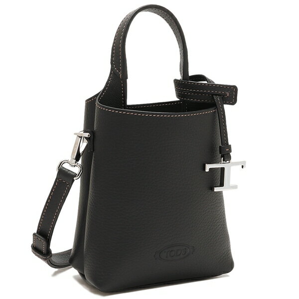 TOD'S ハンドバッグ Tタイムレス マイクロ XBWAPAT9000 QRI TOD'S トッズ トートバッグ レザー チャーム付き マイクロ