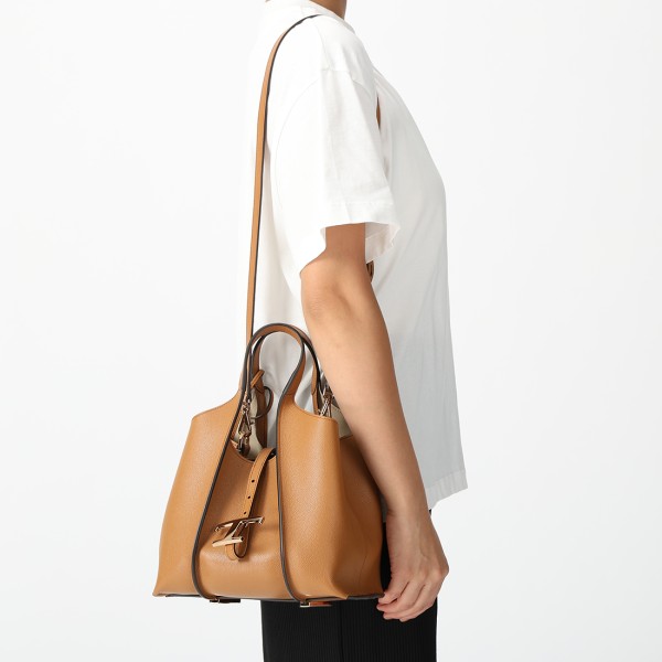 トッズ ハンドバッグ ショルダーバッグ Tタイムレス ショッピングバッグ ミニ ベージュ レディース TODS XBWTSBA9100 Q8E S410