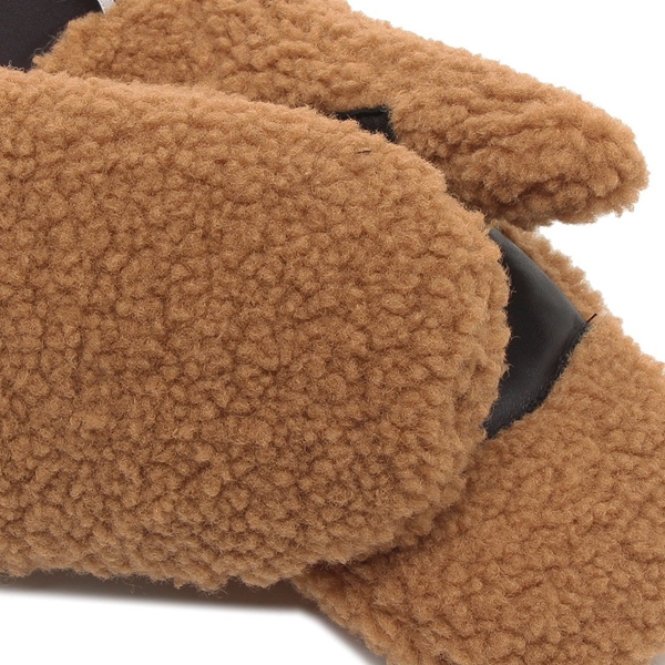 アグ 手袋 フラッフ ミトン ウィズロゴテープ ベージュ レディース UGG 101099 W UGGFLUFF MITTEN WITH LOGO TAPE CHE