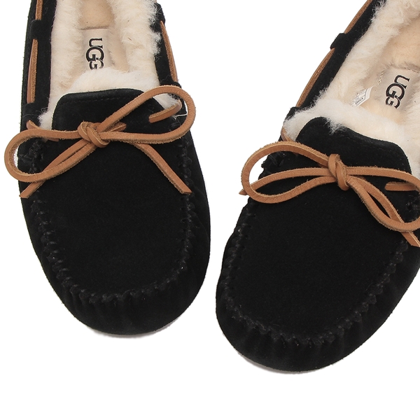 美品UGG モカシン 黒 UGG ugg アグ モカシン ヘイリー スリッポン レディース