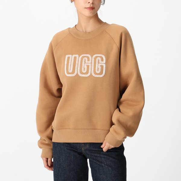UGG アグ スウェット UGG ロゴ クルーネック スウェット ベージュ レディース 1171477 CHE