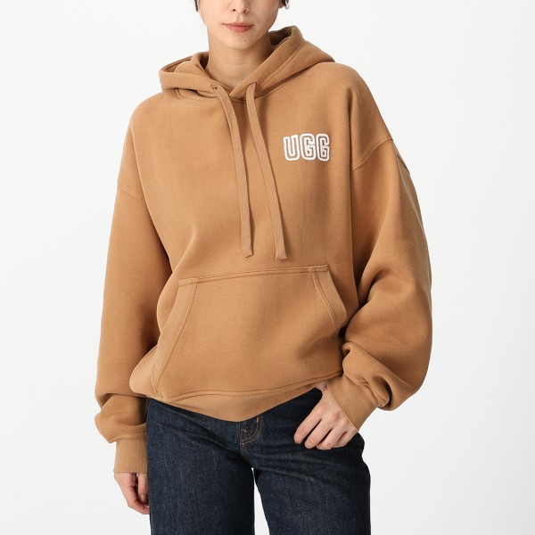 UGG アグ パーカー フーディー UGG ロゴ フーディ ベージュ レディース 1171478 CHE