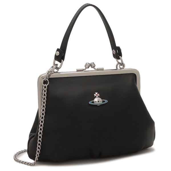 ヴィヴィアンウエストウッド ショルダーバッグ エマ がま口バッグ ブラック レディース VIVIENNE WESTWOOD 52020003 40564 N413