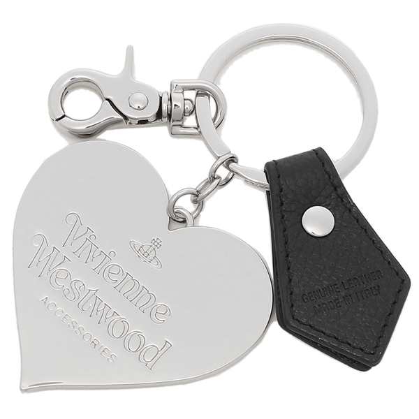 ヴィヴィアンウエストウッド キーリング キーホルダー グレインレザー ハート ブラック レディース VIVIENNE WESTWOOD 82030008 OM0009 N|au PAY マーケット