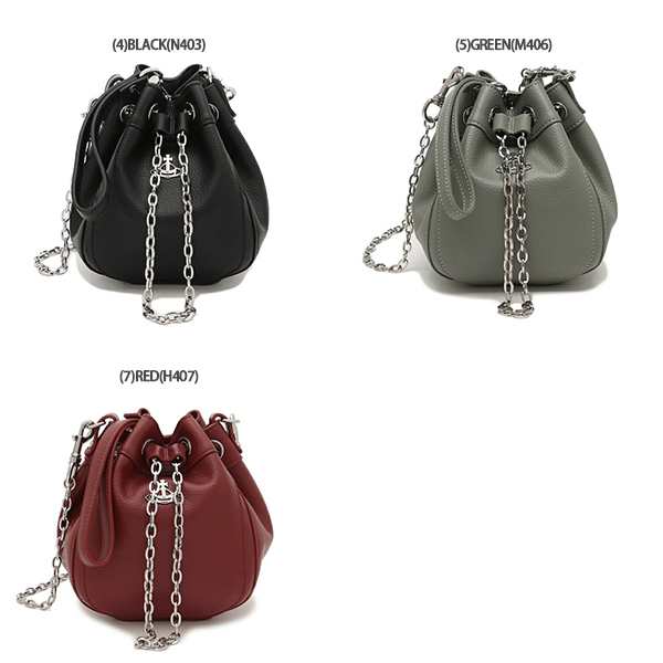 Vivienne Westwood ショルダーバッグ 43020016 CHRISSY SMALL Vivienne Westwood] CHRISSY SMALL BUCKET BAG 43020016 S000D