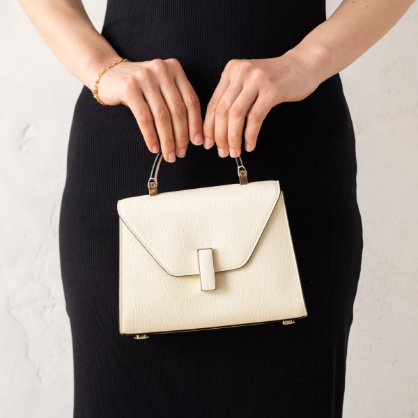 ヴァレクストラ ハンドバッグ ショルダーバッグ イジィデ マイクロ ミニバッグ ホワイト レディース Valextra WBES0022028LOC99 WW