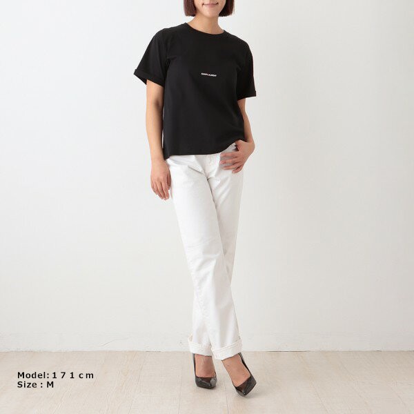 サンローラン Tシャツ レディース 半袖ブラック ホワイト 460876 楽天市場】【目玉商品＆ｸｰﾎﾟﾝ5%OFF】サンローラン・パリ／SAINT
