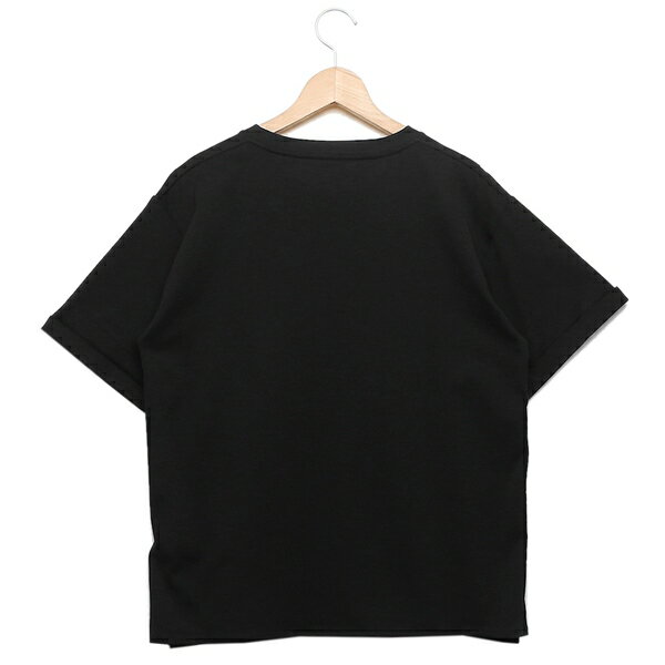 サンローラン Tシャツ トップス ロゴ ブラック レディース SAINT