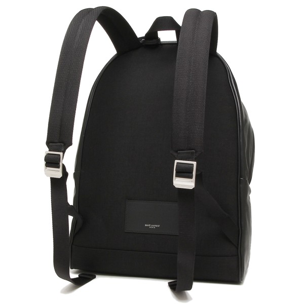 サンローラン リュックサック キャンバス A4可 デカロゴ 黒 11⁄1～11