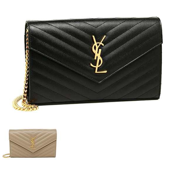 サンローラン バッグ ショルダーバッグ モノグラム チェーンウォレット レディース SAINT LAURENT PARIS 377828 BOW01の通販は 221,800円