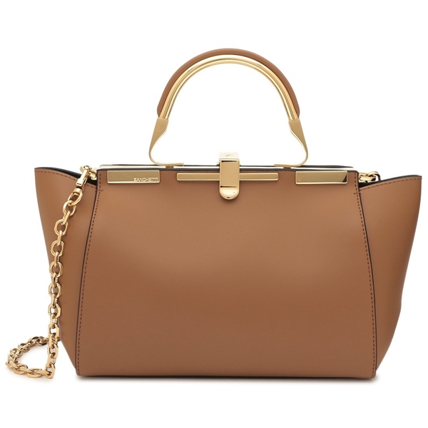 【美品】ZANCHETTI ショルダーバッグ ブラウン ファー ゴールドチェーン 美品】ZANCHETTI ショルダーバッグ ブラウン ファー ゴールドチェーン