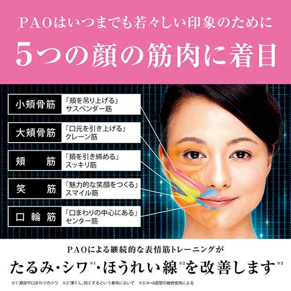 FACIAL FITNESS PAO 3model（フェイシャルフィットネス パオ 3モデル