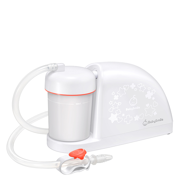 ベビースマイル 電動鼻水吸引器 メルシーポット S-504 ピーチ 静音設計 Baby Smile ベビースマイル 正規品  ギフト可の通販は 9,799円