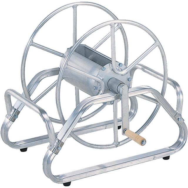 アルミ製ホース巻取機（リールのみ） 床置き型 MA1B 【直送品】 返品・キャンセル・他商品と同時購入は不可