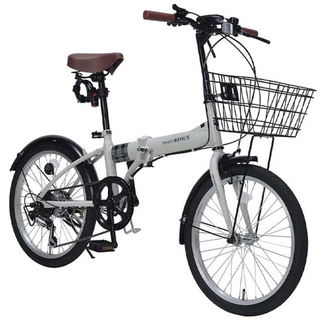 変速付き　自転車 折りたたみ自転車 6段変速 オールインワン MF205 メーカー直送▽返品