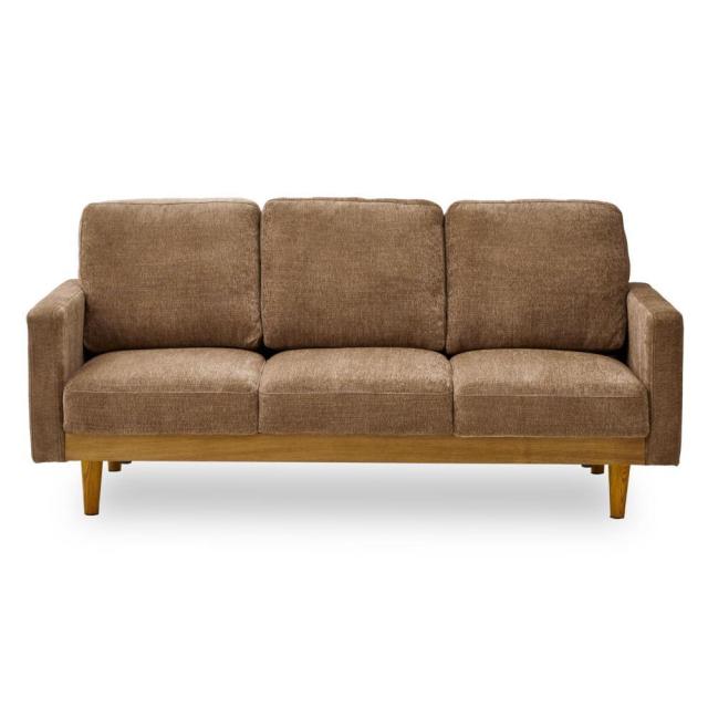 3人掛けソファ シュリンプ ベージュ 301447 【直送品】 返品・キャンセル・他商品と同時購入は不可
