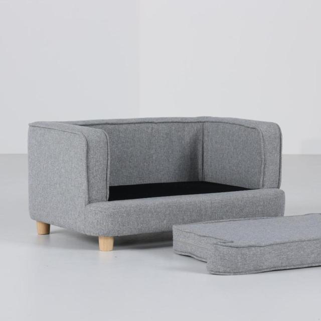 ペット用ソファ ポール グレー 382216 【直送品】 返品・キャンセル・他商品と同時購入は不可_1