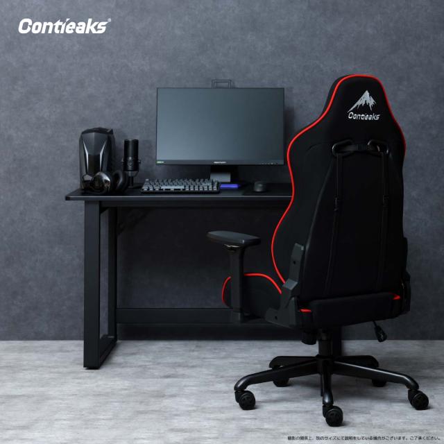 グラウンズV2 ゲーミングデスク 幅140cm ブラック 【直送品】 返品・キャンセル・他商品と同時購入は不可_8