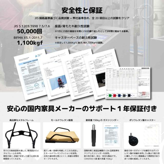 アイガーEVO ゲーミングチェア レッド 【直送品】 返品・キャンセル・他商品と同時購入は不可_6