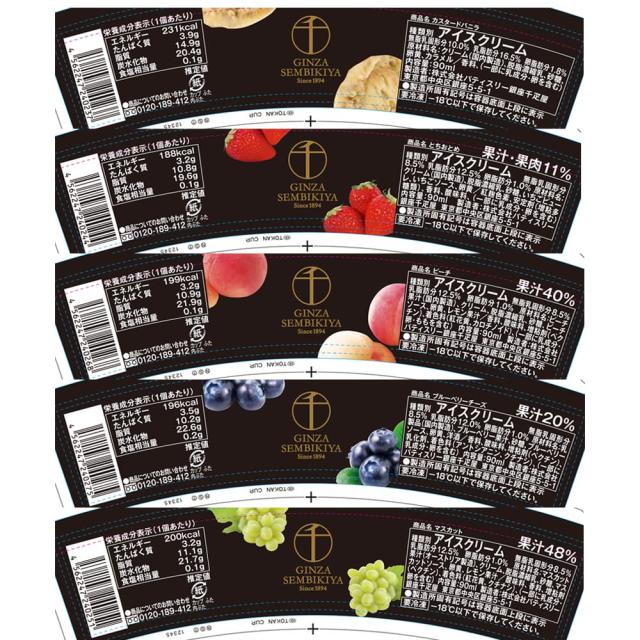 ◆銀座千疋屋 銀座プレミアムアイス＆ソルベ×1箱 ◇ 【直送品】 返品・キャンセル・他商品と同時購入は不可_3