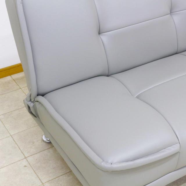 シンプルデザインソファーベッド SB-AB-GY 【直送品】 返品・キャンセル・他商品と同時購入は不可_2