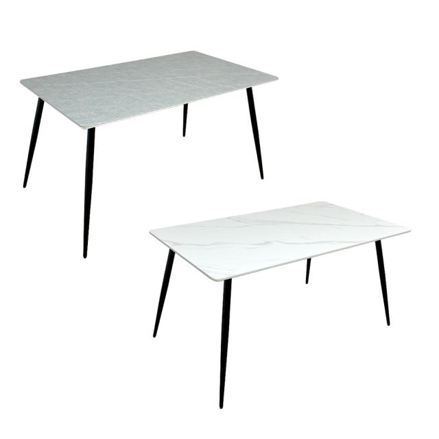 幅140cmセラミックダイニングテーブルDT-MYT-140 【直送品】 返品・キャンセル・他商品と同時購入は不可