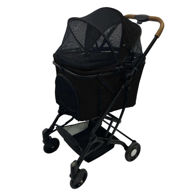 2wayペットカート ブラック 【直送品】 返品・キャンセル・他商品と同時購入は不可