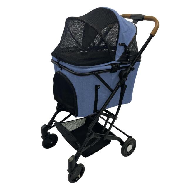 2wayペットカート デニム 【直送品】 返品・キャンセル・他商品と同時購入は不可
