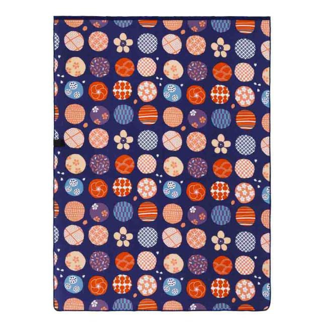 肌に優しい綿素材の電気毛布 日本製 SB20MKWL04 紺桔梗 メーカー直送 ▼返品・キャンセル不可【他商品との同時購入不可】