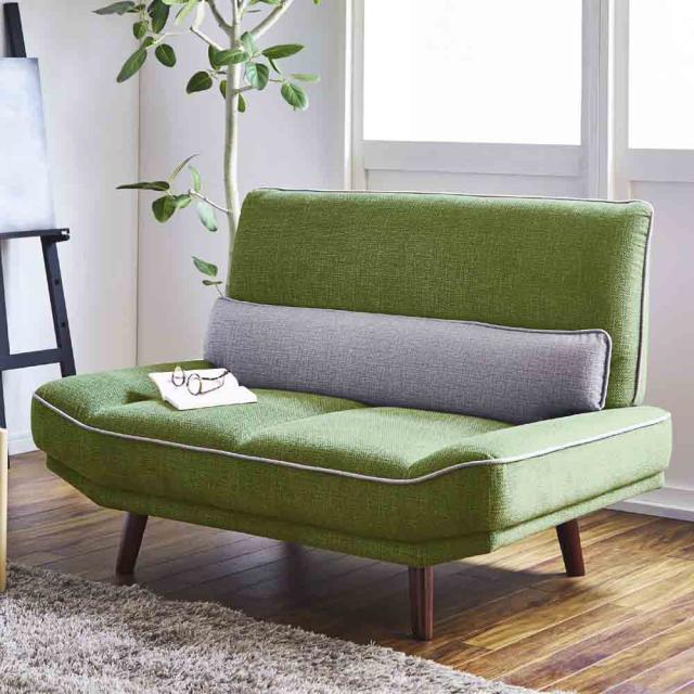 引っかき傷に強い2人掛けソファ SO-ROND-GR 【直送品】 返品・キャンセル・他商品と同時購入は不可_1