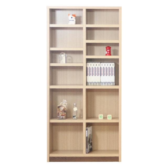 ブックシェフル幅90cmのハイタイプ BS-01-90H-NA 【直送品】 返品・キャンセル・他商品と同時購入は不可