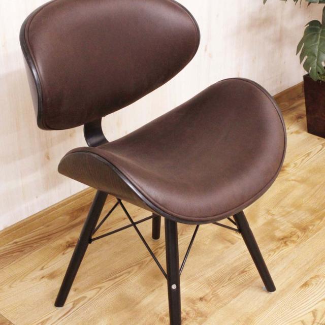 引っかきキズに強い特徴的なデザインチェアー CC-BX-DBR 【直送品】 返品・キャンセル・他商品と同時購入は不可