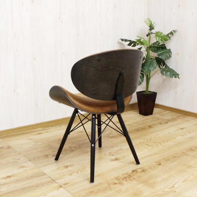 引っかきキズに強い特徴的なデザインチェアー CC-BX-LBR 【直送品】 返品・キャンセル・他商品と同時購入は不可