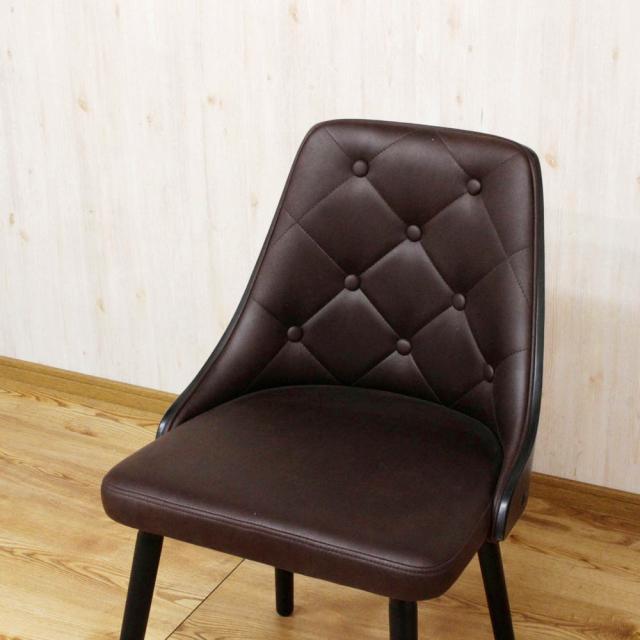 引っかきキズに強いレトロデザインチェアー CC-RT-DBR 【直送品】 返品・キャンセル・他商品と同時購入は不可
