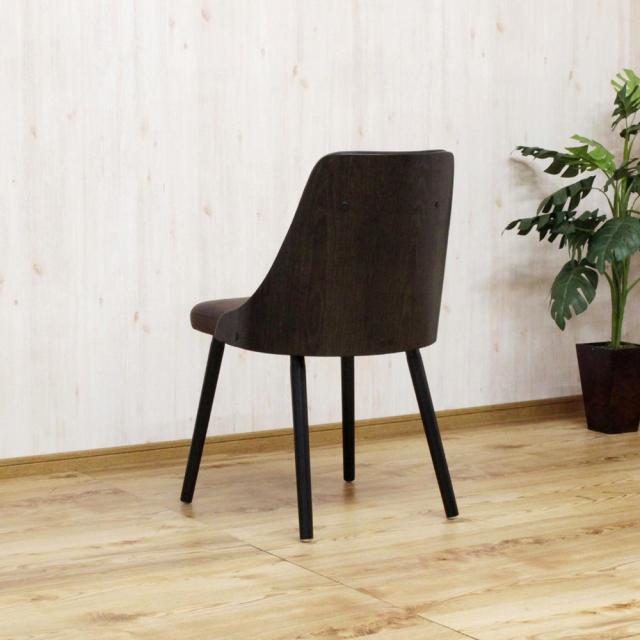 引っかきキズに強いレトロデザインチェアー CC-RT-DBR 【直送品】 返品・キャンセル・他商品と同時購入は不可