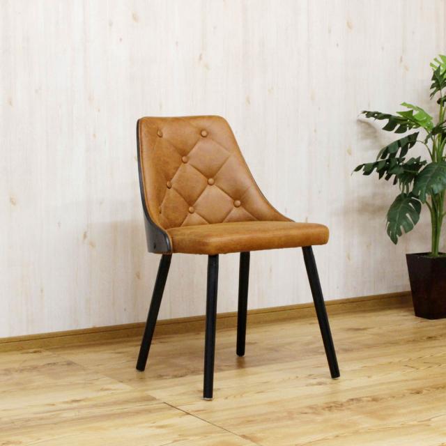 引っかきキズに強いレトロデザインチェアー CC-RT-LBR 【直送品】 返品・キャンセル・他商品と同時購入は不可