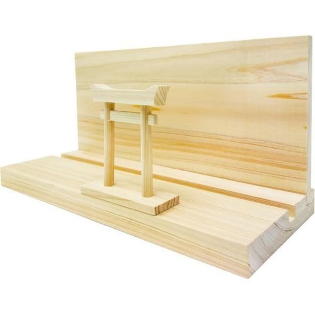 鳥居付き神棚大 セット FTL-016 【直送品】 返品・キャンセル・他商品と同時購入は不可