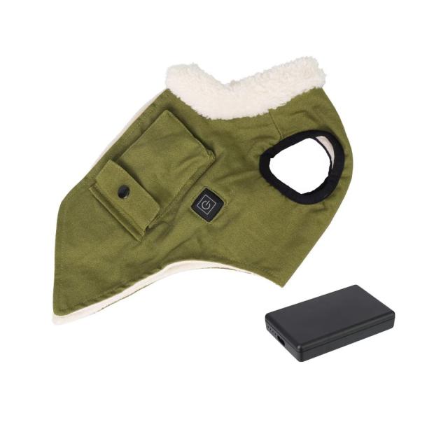 愛犬用ヒーターベスト「ワンだふるウォーム」 DGHV25AGR メーカー直送▼返品・キャンセル不可【他商品との同時購入不可】