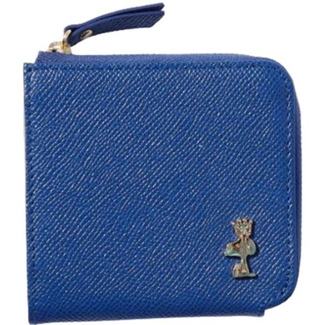 スヌーピーLC クラウン スクエア財布 牛革 BL SN0137 【直送品】 返品・キャンセル・他商品と同時購入は不可