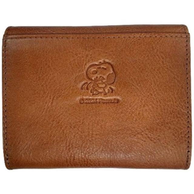 スヌーピーLC チェック 二つ折財布 牛革 CA SN0162 【直送品】 返品・キャンセル・他商品と同時購入は不可_1