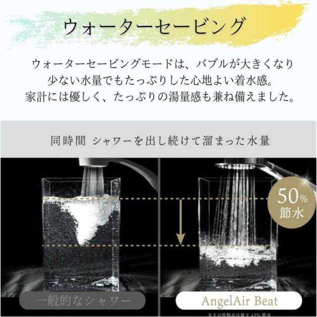 トーシン シャワーヘッド マイクロバブル 2WAY切替 節水 美容 毛穴洗浄 血行促進 クリア TH‐047‐C_3