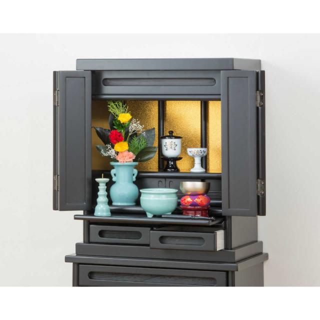 本格上置仏壇黒檀調 組立不要完成品 本格上置仏壇黒檀調