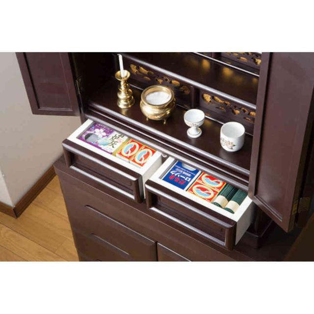 透かし彫り上置き仏壇 23号[0351120] 【直送品】 返品・キャンセル・他商品と同時購入は不可_3