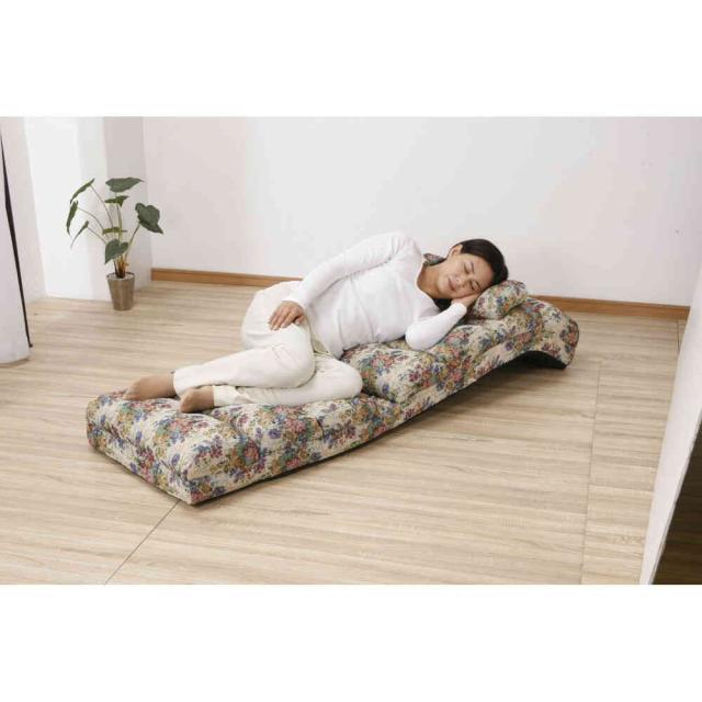 ふかふかリラックスチェアDX 肘あり ゴブラン[0405310] 【直送品】 返品・キャンセル・他商品と同時購入は不可_1