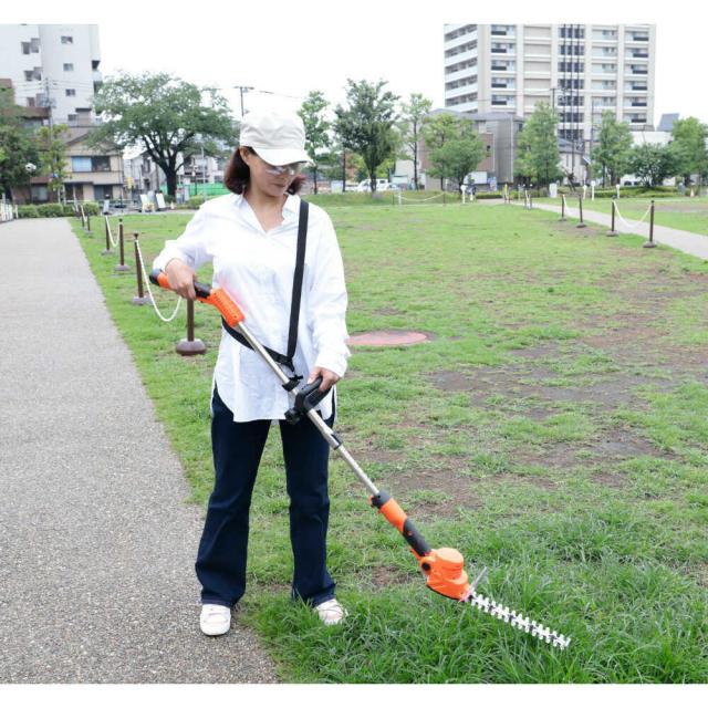 コードレス2way生垣・草刈りバリカン 9点セット[04203] 【直送品】 返品・キャンセル・他商品と同時購入は不可_3