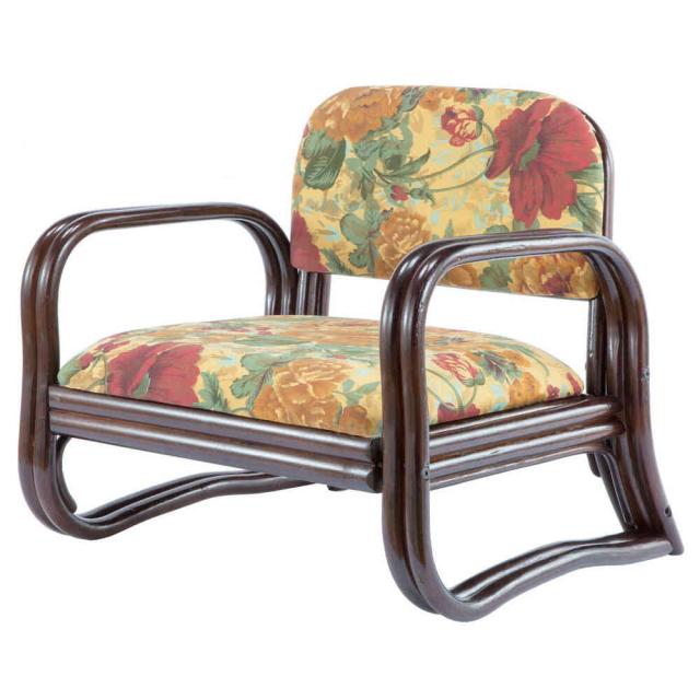 NEW天然籐思いやり座椅子 ロータイプ[04010] 【直送品】 返品・キャンセル・他商品と同時購入は不可