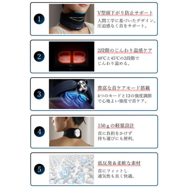 フィリップス ネックマッサージャー PPM3311 【直送品】 返品・キャンセル・他商品と同時購入は不可_7